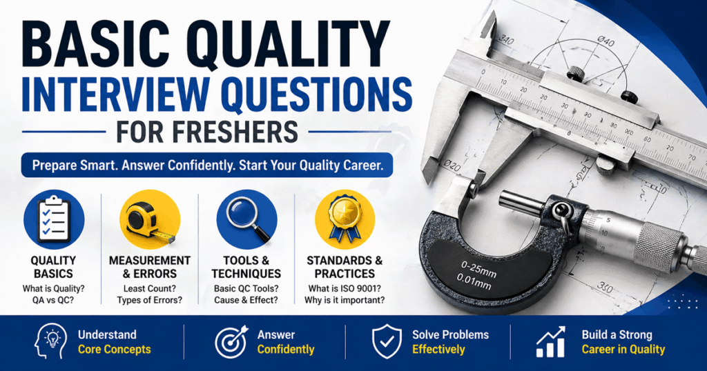 Basic Quality Control Interview Questions