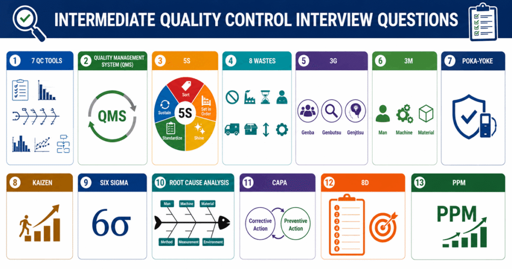 Intermediate Quality Control Interview Questions