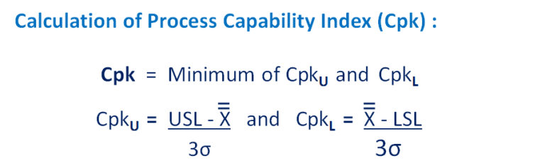 cpk calculation