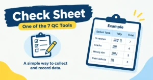 Check Sheet | Tally Sheet – 7 QC Tools